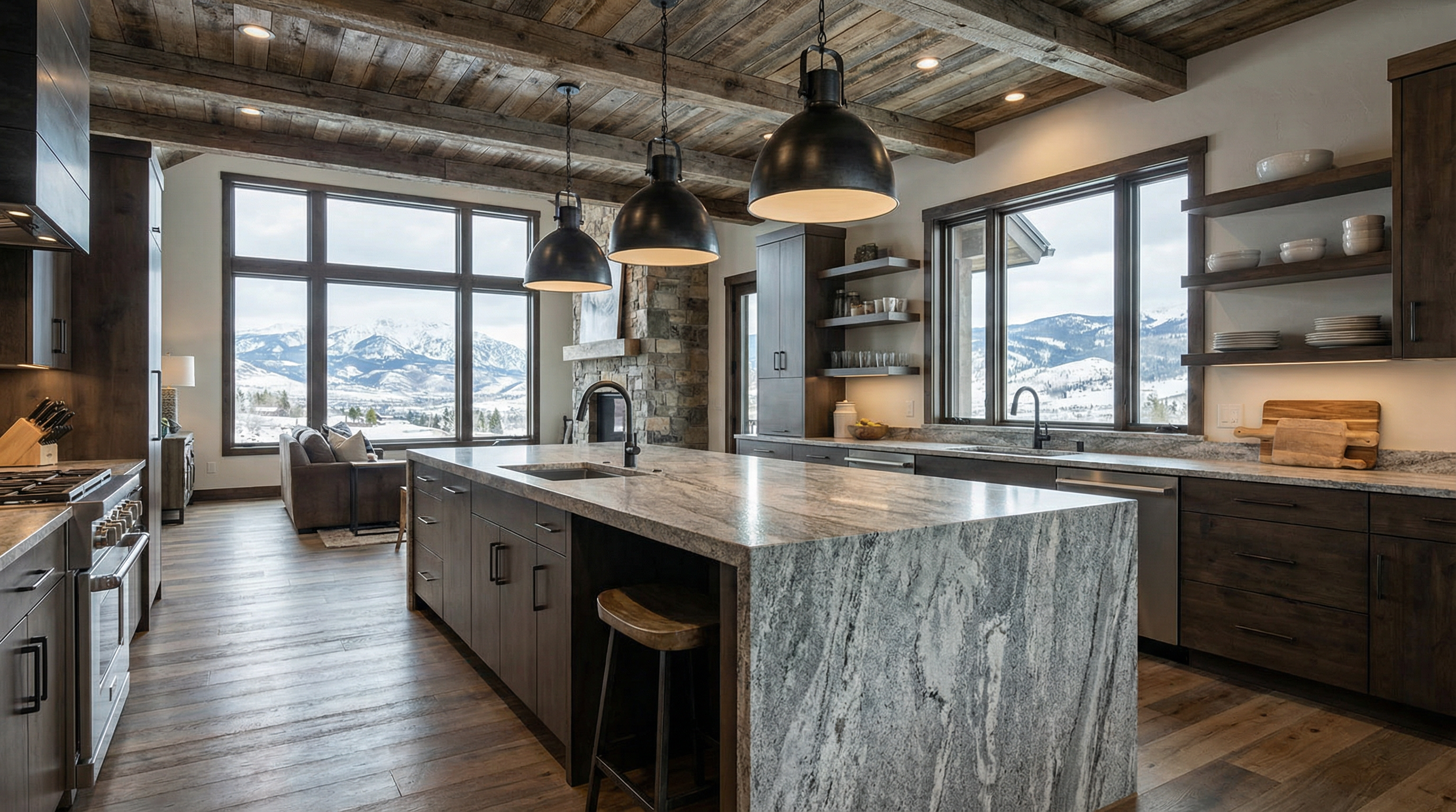 Modern Rustic Chef's Kitchen